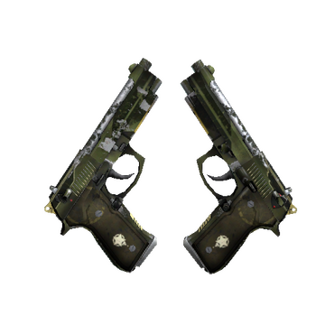 Dual Berettas | Retribution (Well-Worn)