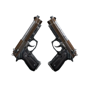 Dual Berettas | Tread (Battle-Scarred)