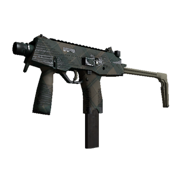 MP9 | Green Plaid (Well-Worn)