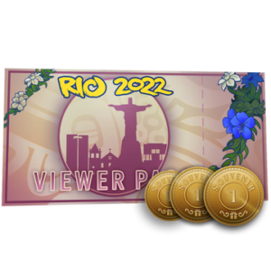 Rio 2022 Viewer Pass + 3 Souvenir Tokens
