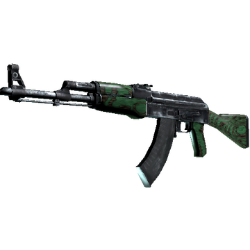 Souvenir AK-47 | Green Laminate (Well-Worn)