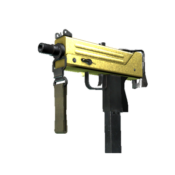 Souvenir MAC-10 | Gold Brick (Minimal Wear)