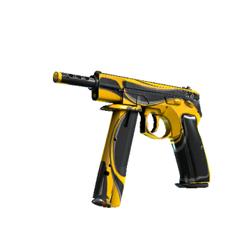 StatTrak™ CZ75-Auto | Yellow Jacket (Well-Worn)