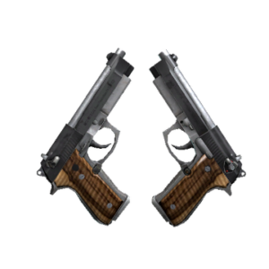 StatTrak™ Dual Berettas | Black Limba (Minimal Wear)