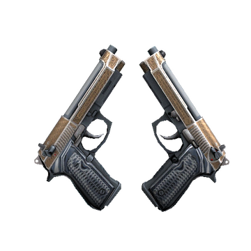 StatTrak™ Dual Berettas | Tread (Factory New)