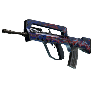 StatTrak™ FAMAS | Afterimage (Well-Worn)