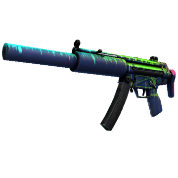 StatTrak™ MP5-SD | Phosphor (Well-Worn)
