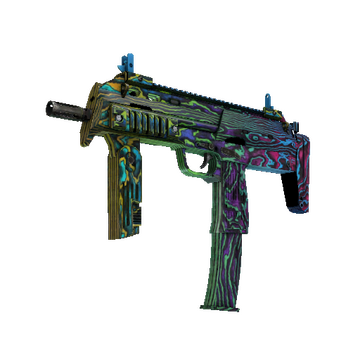 StatTrak™ MP7 | Neon Ply (Factory New)