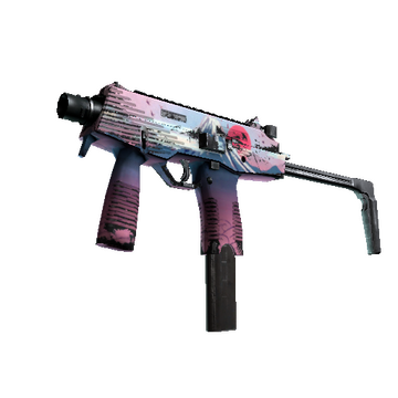 StatTrak™ MP9 | Mount Fuji (Well-Worn)