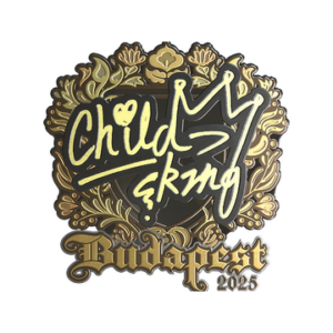 Sticker | ChildKing (Gold) | Budapest 2025