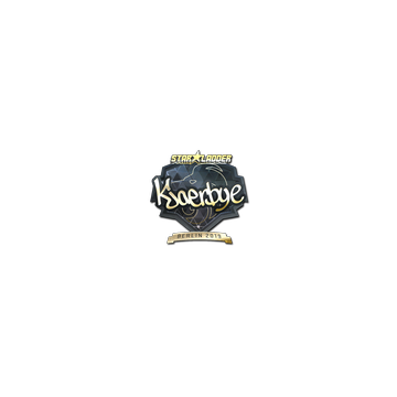 Sticker | Kjaerbye (Gold) | Berlin 2019