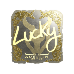 Sticker | Lucky (Gold) | Austin 2025