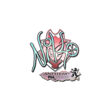Sticker | NiKo (Holo) | Antwerp 2022
