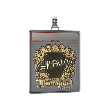 Sticker Slab | Graviti (Gold) | Budapest 2025