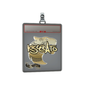 Sticker Slab | KSCERATO (Gold) | Paris 2023