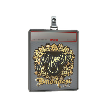 Sticker Slab | MAJ3R (Gold) | Budapest 2025