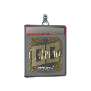 Sticker Slab | S1ren (Gold) | Austin 2025