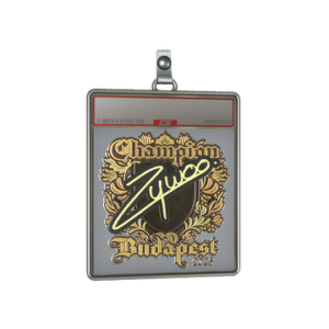 Sticker Slab | ZywOo (Gold, Champion) | Budapest 2025