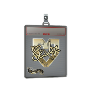 Sticker Slab | dexter (Gold) | Paris 2023