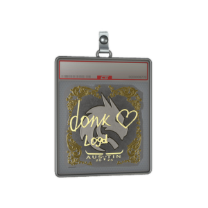 Sticker Slab | donk (Gold) | Austin 2025