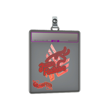 Sticker Slab | juanflatroo (Holo) | Paris 2023