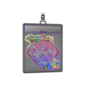 Sticker Slab | qikert (Glitter, Champion) | Rio 2022