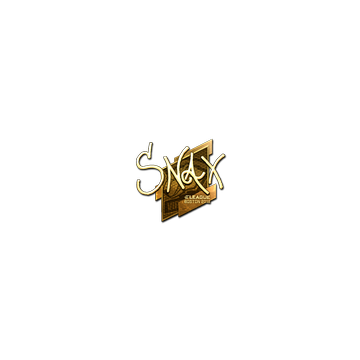 Sticker | Snax (Gold) | Boston 2018