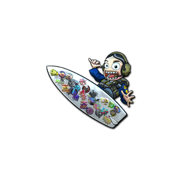 Sticker | Sticker Bomb Surf Ava (Foil)