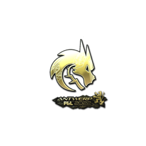 Sticker | Team Spirit (Gold) | Antwerp 2022
