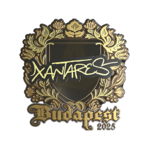 Sticker | XANTARES (Gold) | Budapest 2025