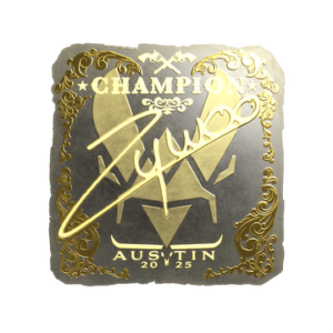 Sticker | ZywOo (Gold, Champion) | Austin 2025