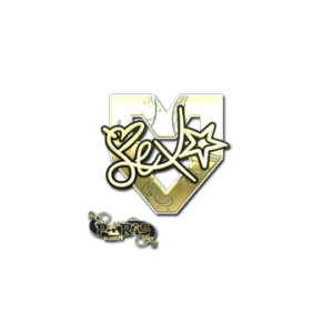 Sticker | dexter (Gold) | Paris 2023