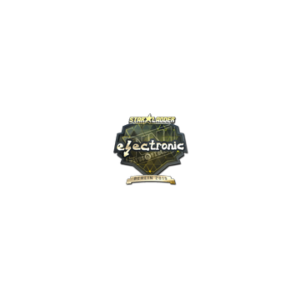 Sticker | electronic (Gold) | Berlin 2019