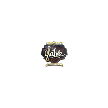 Sticker | gla1ve (Gold) | Berlin 2019