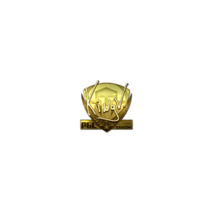 Sticker | kNgV- (Gold) | Krakow 2017