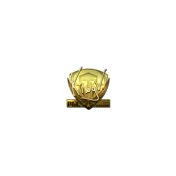 Sticker | kNgV- (Gold) | Krakow 2017