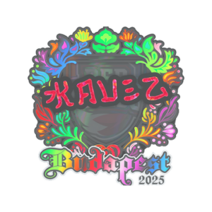 Sticker | kauez (Holo) | Budapest 2025