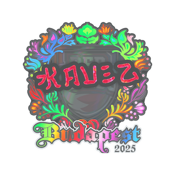 Sticker | kauez (Holo) | Budapest 2025