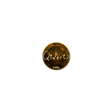 Sticker | qikert (Gold) | Katowice 2019