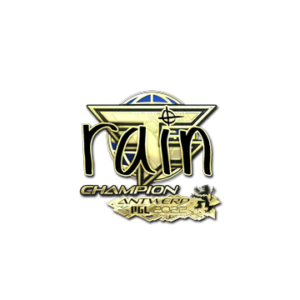 Sticker | rain (Gold, Champion) | Antwerp 2022