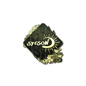 Sticker | syrsoN (Gold) | Rio 2022