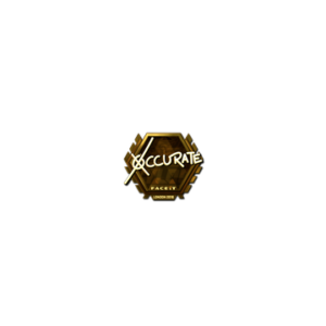 Sticker | xccurate (Gold) | London 2018