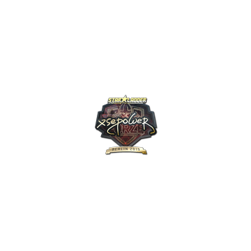 Sticker | xsepower (Gold) | Berlin 2019