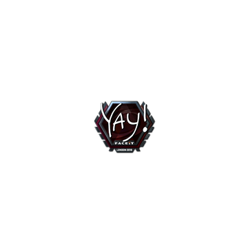 Sticker | yay (Foil) | London 2018