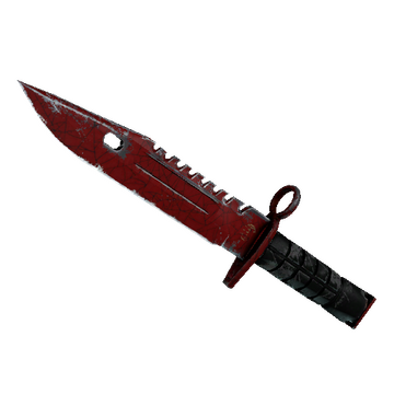 ★ M9 Bayonet | Crimson Web (Well-Worn)