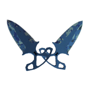 ★ Shadow Daggers | Bright Water (Well-Worn)