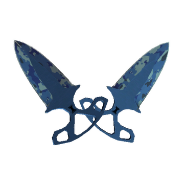 ★ Shadow Daggers | Bright Water (Well-Worn)