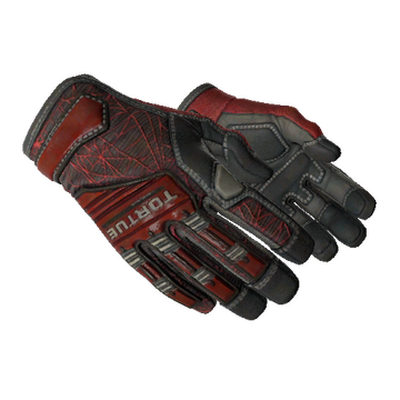 ★ Specialist Gloves | Crimson Web (Minimal Wear)