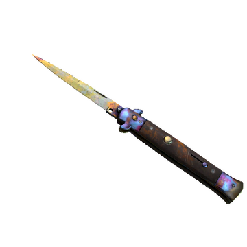 ★ StatTrak™ Stiletto Knife | Case Hardened (Minimal Wear)