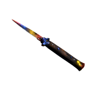 ★ Stiletto Knife | Marble Fade (Minimal Wear)